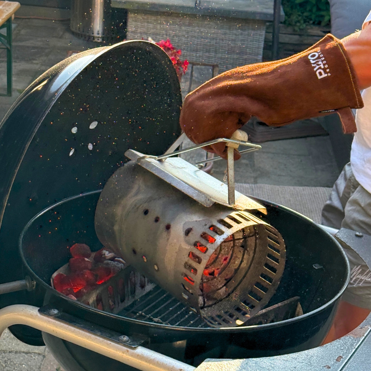 PyroProducts® Hittebestendige Handschoen Leer - PyroProducts