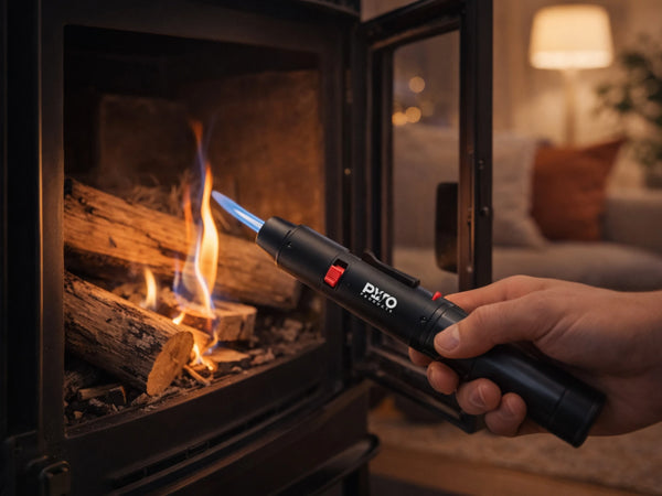 Briquet à feu avec flamme bleue pour le Nouvel An