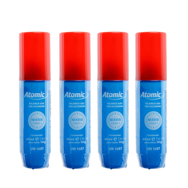 4x Gaz pour briquet Atomic Pocket (60 ml)